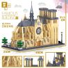 ZHEGAO QL0964 0964 non  NHÀ THỜ ĐỨC BÀ bộ đồ chơi xếp lắp ráp ghép mô hình Creator CATHÉDRALE NOTRE DAME DE PARIS Sáng Tạo 2541 khối