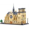 ZHEGAO QL0964 0964 non  NHÀ THỜ ĐỨC BÀ bộ đồ chơi xếp lắp ráp ghép mô hình Creator CATHÉDRALE NOTRE DAME DE PARIS Sáng Tạo 2541 khối