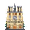 ZHEGAO QL0964 0964 non  NHÀ THỜ ĐỨC BÀ bộ đồ chơi xếp lắp ráp ghép mô hình Creator CATHÉDRALE NOTRE DAME DE PARIS Sáng Tạo 2541 khối
