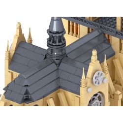 ZHEGAO QL0964 0964 non  NHÀ THỜ ĐỨC BÀ bộ đồ chơi xếp lắp ráp ghép mô hình Creator CATHÉDRALE NOTRE DAME DE PARIS Sáng Tạo 2541 khối