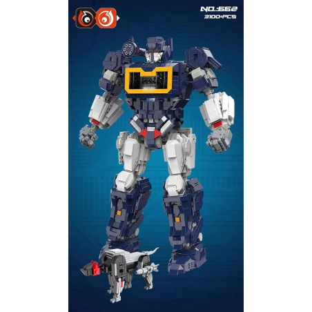 66 2 non  SÓNG ÂM THANH bộ đồ chơi xếp lắp ráp ghép mô hình Movie & Game SOUNDWAVE Phim Và Trò Chơi 3100 khối