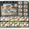 PanlosBrick 633007 Panlos Brick 633007 non  XE BỘ BINH BÁNH LỐP 8 TỔ HỢP bộ đồ chơi xếp lắp ráp ghép mô hình Military Army WHEELD INFANTRY VEHICLE Quân Sự Bộ Đội