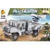 PanlosBrick 636008 Panlos Brick 636008 non  MÁY BAY KHÔNG NGƯỜI LÁI TRINH SÁT VÀ HIỆU CHỈNH TẦM NGẮN NHỎ bộ đồ chơi xếp lắp ráp ghép mô hình Peacemission Nhiệm Vụ Gìn Giữ Hòa Bình 439 khối
