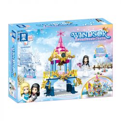 ZHEGAO QL1114-1 1114-1 QL1114-2 1114-2 QL1114-3 1114-3 QL1114-4 1114-4 non  LÂU ĐÀI TƯỞNG TƯỢNG BỐN TRONG MỘT bộ đồ chơi xếp lắp ráp ghép mô hình  WINDSOR Các Bạn Gái 619 khối