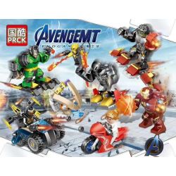 PRCK 64061 non  NHIỆM VỤ GIẢI CỨU ANH HÙNG 4 LOẠI bộ đồ chơi xếp lắp ráp ghép mô hình Super Heroes AVENGEMT Siêu Nhân Anh Hùng 344 khối