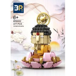 BR 6002 non  PHẬT THÍCH CA bộ đồ chơi xếp lắp ráp ghép mô hình Creator AMITABHA BUDDHA Sáng Tạo 477 khối