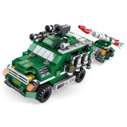 PanlosBrick 633020 Panlos Brick 633020 non  XE DÃ CHIẾN ĐA CHỨC NĂNG 12IN1 bộ đồ chơi xếp lắp ráp ghép mô hình Military Army MULTIFUNCTION FIELD CHARIOT Quân Sự Bộ Đội 573 khối