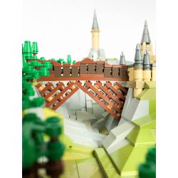 MOC BLOCKS M10001 10001 MorkModel 032102 Mork Model 032102 MouldKing 22004 Mould King 22004 non  TRƯỜNG PHÙ THỦY VÀ PHÁP SƯ HOGWARTS bộ đồ chơi xếp lắp ráp ghép mô hình Creator HOGWARTS SCHOOL OF WITCHCRAFT AND WIZARDRY Sáng Tạo 6778 khối