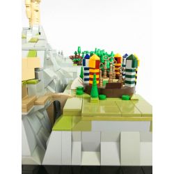 MOC BLOCKS M10001 10001 MorkModel 032102 Mork Model 032102 MouldKing 22004 Mould King 22004 non  TRƯỜNG PHÙ THỦY VÀ PHÁP SƯ HOGWARTS bộ đồ chơi xếp lắp ráp ghép mô hình Creator HOGWARTS SCHOOL OF WITCHCRAFT AND WIZARDRY Sáng Tạo 6778 khối
