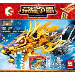SHENG YUAN SY 11890 non  BIỂN ĐÔNG RỒNG VUA bộ đồ chơi xếp lắp ráp ghép mô hình King Of Glory Hegemony Game Liên Quân 375 khối