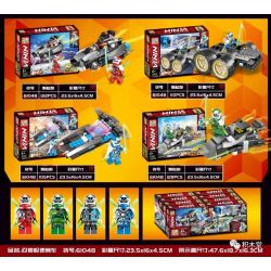 FROG BABY OBM 99811 non  ĐUA XE TỐC ĐỘ NINJA 4 bộ đồ chơi xếp lắp ráp ghép mô hình The  Ninjago Movie NINJA MASTERS OF SPINJITZU Ninja Lốc Xoáy 821 khối