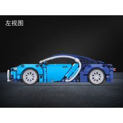 Winner 7093 WOMA C0904 0904 non  XE THỂ THAO BUGATTI 1:18 tỷ lệ 1:18 bộ đồ chơi xếp lắp ráp ghép mô hình  TECHINQUE SPORTS CAR Kỹ Thuật Công Nghệ Cao Mô Hình Phương Tiện 363 khối