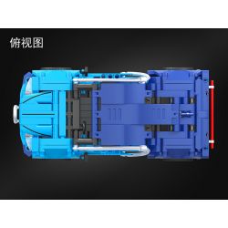 Winner 7093 WOMA C0904 0904 non  XE THỂ THAO BUGATTI 1:18 tỷ lệ 1:18 bộ đồ chơi xếp lắp ráp ghép mô hình  TECHINQUE SPORTS CAR Kỹ Thuật Công Nghệ Cao Mô Hình Phương Tiện 363 khối