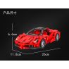 Winner 7095 WOMA C0902 0902 non  KÉO LÙI XE THỂ THAO FERRARI 1:18 tỷ lệ 1:18 bộ đồ chơi xếp lắp ráp ghép mô hình  TECHINQUE SPORTS CAR Kỹ Thuật Công Nghệ Cao Mô Hình Phương Tiện 388 khối