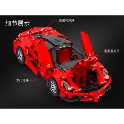Winner 7095 WOMA C0902 0902 non  KÉO LÙI XE THỂ THAO FERRARI 1:18 tỷ lệ 1:18 bộ đồ chơi xếp lắp ráp ghép mô hình  TECHINQUE SPORTS CAR Kỹ Thuật Công Nghệ Cao Mô Hình Phương Tiện 388 khối