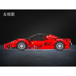 Winner 7095 WOMA C0902 0902 non  KÉO LÙI XE THỂ THAO FERRARI 1:18 tỷ lệ 1:18 bộ đồ chơi xếp lắp ráp ghép mô hình  TECHINQUE SPORTS CAR Kỹ Thuật Công Nghệ Cao Mô Hình Phương Tiện 388 khối