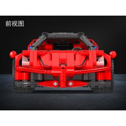 Winner 7095 WOMA C0902 0902 non  KÉO LÙI XE THỂ THAO FERRARI 1:18 tỷ lệ 1:18 bộ đồ chơi xếp lắp ráp ghép mô hình  TECHINQUE SPORTS CAR Kỹ Thuật Công Nghệ Cao Mô Hình Phương Tiện 388 khối