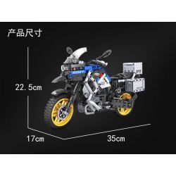 Winner 7048 non  MÔ TÔ MẠO HIỂM BMW R1250 GS HP 6 tỷ lệ 1:6 bộ đồ chơi xếp lắp ráp ghép mô hình  TECHINQUE ADVENTURE MOTORCYCLE Kỹ Thuật Công Nghệ Cao Mô Hình Phương Tiện 948 khối