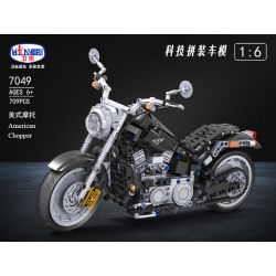 Winner 7049 non  MÔ TÔ MỸ HARLEY 1 6 tỷ lệ 1:6 bộ đồ chơi xếp lắp ráp ghép mô hình  TECHINQUE AMERICAN CHOPPER Kỹ Thuật Công Nghệ Cao Mô Hình Phương Tiện 709 khối