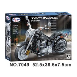 Winner 7049 non  MÔ TÔ MỸ HARLEY 1 6 tỷ lệ 1:6 bộ đồ chơi xếp lắp ráp ghép mô hình  TECHINQUE AMERICAN CHOPPER Kỹ Thuật Công Nghệ Cao Mô Hình Phương Tiện 709 khối