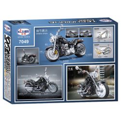 Winner 7049 non  MÔ TÔ MỸ HARLEY 1 6 tỷ lệ 1:6 bộ đồ chơi xếp lắp ráp ghép mô hình  TECHINQUE AMERICAN CHOPPER Kỹ Thuật Công Nghệ Cao Mô Hình Phương Tiện 709 khối
