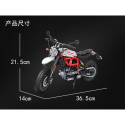 Winner 7053 non  LEO NÚI MÔ TÔ 1 6 tỷ lệ 1:6 bộ đồ chơi xếp lắp ráp ghép mô hình  TECHINQUE SCRAMBLER MOTORCYCLE Kỹ Thuật Công Nghệ Cao Mô Hình Phương Tiện 611 khối