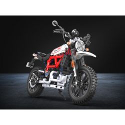 Winner 7053 non  LEO NÚI MÔ TÔ 1 6 tỷ lệ 1:6 bộ đồ chơi xếp lắp ráp ghép mô hình  TECHINQUE SCRAMBLER MOTORCYCLE Kỹ Thuật Công Nghệ Cao Mô Hình Phương Tiện 611 khối