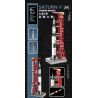 DK 7022 non  XE PHÓNG SATURN 5 bộ đồ chơi xếp lắp ráp ghép mô hình Mini Modular SATURN V CARRIER ROCKET Đường Phố Thu Nhỏ 425 khối