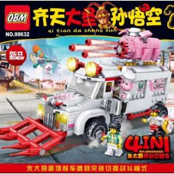 FROG BABY OBM 99632 non  CHEF ZHU DI ĐỘNG CÀO MÓNG 4 KẾT HỢP bộ đồ chơi xếp lắp ráp ghép mô hình Monkie Kid Tây Du Ký Tôn Ngộ Không 699 khối