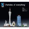 KAIYU K86108 86108 non  ĐƯỜNG CHÂN TRỜI QUẢNG CHÂU bộ đồ chơi xếp lắp ráp ghép mô hình Architecture PARTICLES OF EVERYTHING Công Trình Kiến Trúc 680 khối