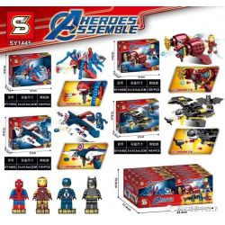 SHENG YUAN SY SY1445A 1445A SY1445B 1445B SY1445C 1445C SY1445D 1445D non  4 KHẨU SÚNG LỤC SIÊU ANH HÙNG bộ đồ chơi xếp lắp ráp ghép mô hình Super Heroes HEROES ASSEMBLE Siêu Nhân Anh Hùng 513 khối