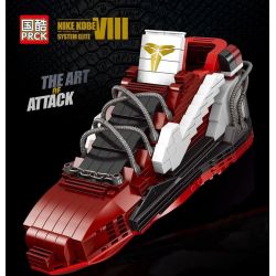 PRCK 69960 non  NIKE KOBE 8 YEAR OF THE SNAKE （PORT） 红 蛇 bộ đồ chơi xếp lắp ráp ghép mô hình Frozen NIKE KOBE VIII SYSTEM ELITE Nữ Hoàng Băng Giá 502 khối