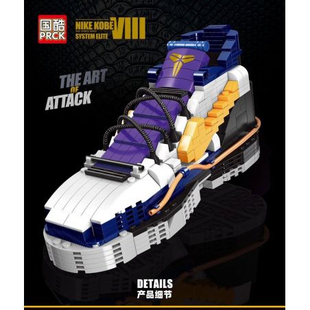 PRCK 69959 non  NIKE KOBE THẾ HỆ THỨ 8 bộ đồ chơi xếp lắp ráp ghép mô hình Frozen NIKE KOBE VIII SYSTEM ELITE Nữ Hoàng Băng Giá 503 khối