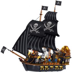 ZHEGAO QL1804 1804 982005 non  TÀU CƯỚP BIỂN ĐẠI BÀNG ĐEN bộ đồ chơi xếp lắp ráp ghép mô hình Pirates Of The Caribbean PIEARES KINGDOM Cướp Biển Vùng Caribe 1352 khối