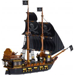 ZHEGAO QL1804 1804 982005 non  TÀU CƯỚP BIỂN ĐẠI BÀNG ĐEN bộ đồ chơi xếp lắp ráp ghép mô hình Pirates Of The Caribbean PIEARES KINGDOM Cướp Biển Vùng Caribe 1352 khối