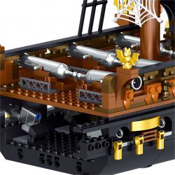 ZHEGAO QL1804 1804 982005 non  TÀU CƯỚP BIỂN ĐẠI BÀNG ĐEN bộ đồ chơi xếp lắp ráp ghép mô hình Pirates Of The Caribbean PIEARES KINGDOM Cướp Biển Vùng Caribe 1352 khối