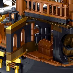 ZHEGAO QL1804 1804 982005 non  TÀU CƯỚP BIỂN ĐẠI BÀNG ĐEN bộ đồ chơi xếp lắp ráp ghép mô hình Pirates Of The Caribbean PIEARES KINGDOM Cướp Biển Vùng Caribe 1352 khối