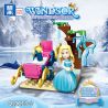 ZHEGAO QL1113 1113 non  CÔNG VIÊN TUYẾT 8 KẾT HỢP bộ đồ chơi xếp lắp ráp ghép mô hình Disney Princess WINDSOR CASTIC Công Chúa 359 khối