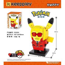 KEEPPLEY K20204 20204 non  ĐỘI FLASH PIKACHU COS bộ đồ chơi xếp lắp ráp ghép mô hình Pokémon POKEMON