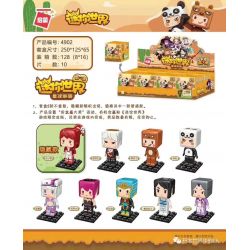 Enlighten 4902 Qman 4902 non  HÀNH TINH LIANMENG (PHẦN 2) HỘP MÙ MINIFIGURE 9 bộ đồ chơi xếp lắp ráp ghép mô hình Minecraft Game Xây Dựng 90 khối