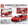 SEMBO 607317 SHENG YUAN SY 5100 non  THẾ GIỚI XE NỔI TIẾNG FERRARI FXXK-EVO bộ đồ chơi xếp lắp ráp ghép mô hình Racers FAMOUS CAR WORLD Đua Tốc Độ 330 khối