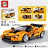 SEMBO 607320 SHENG YUAN SY 5103 non  MCLAREN SENA. bộ đồ chơi xếp lắp ráp ghép mô hình Racers FAMOUS CAR WORLD MCLAREN SENNA Đua Tốc Độ 341 khối