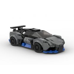 REBRICKABLE MOC-40256 40256 MOC40256 SHENZHEN RAEL ENTERTAINMENT 50009-3 non  BUGATTI DIVOI. bộ đồ chơi xếp lắp ráp ghép mô hình Speed Champions Racing Cars Đua Xe Công Thức 296 khối