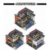 JUHANG 86005 MouldKing 16036 Mould King 16036 REBRICKABLE MOC-45635 45635 MOC45635 SHENG YUAN SY 5208 non  CỬA HÀNG CÀ PHÊ HIỆN ĐẠI STARBUCKS bộ đồ chơi xếp lắp ráp ghép mô hình Creator MODERN CAFE MODULAR 2020 Sáng Tạo 2803 khối