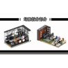 JUHANG 86005 MouldKing 16036 Mould King 16036 REBRICKABLE MOC-45635 45635 MOC45635 SHENG YUAN SY 5208 non  CỬA HÀNG CÀ PHÊ HIỆN ĐẠI STARBUCKS bộ đồ chơi xếp lắp ráp ghép mô hình Creator MODERN CAFE MODULAR 2020 Sáng Tạo 2803 khối
