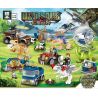 ZHEGAO QL1718 1718 non  LIÊN MINH CHINH PHỤC KHỦNG LONG bộ đồ chơi xếp lắp ráp ghép mô hình Jurassic World DINOSAUR Thế Giới Khủng Long 714 khối