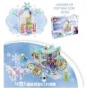 ELEPHANT JX90085-01 90085-01 JX90085-02 90085-02 JX90085-03 90085-03 JX90085-04 90085-04 SHENG YUAN SY 1614 non  GIẤC MƠ VẬN CHUYỂN CẢNH LỚN 4 KẾT HỢP bộ đồ chơi xếp lắp ráp ghép mô hình Frozen FROEZN Nữ Hoàng Băng Giá 412 khối