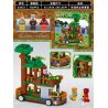 PRCK 63053 non  PHÁO ĐÀI RỪNG DI ĐỘNG bộ đồ chơi xếp lắp ráp ghép mô hình Minecraft MY WORLD Game Xây Dựng 356 khối