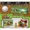 PRCK 63051 non  SỰ KẾT HỢP CỦA CHASING THE ENDER DRAGON 4 bộ đồ chơi xếp lắp ráp ghép mô hình Minecraft MY WORLD Game Xây Dựng 511 khối