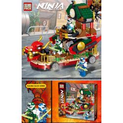 PRCK 61057 non  XE RỒNG DI ĐỘNG KASTEIN bộ đồ chơi xếp lắp ráp ghép mô hình The  Ninjago Movie NINJA MASTERS OF SPINJITZU Ninja Lốc Xoáy 372 khối